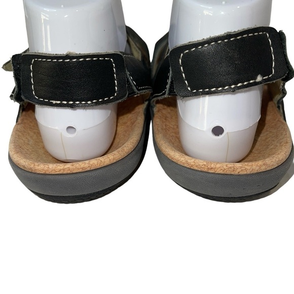 Spenco Women's Sandals Size 9 Black Leather Strappy Arch Support Comfort - Picture 4 of 13